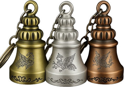 vcom Combo of 3 Guardian Bell Keychain Tibetan Bike Car Key Chain Key Chain
