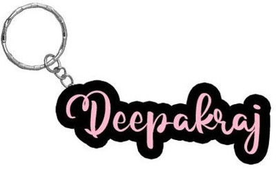 BBG FK_BPK Deepakraj Name Keychain Key Chain