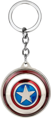 Creeknest Captain America Spinning Shield Avengers Superhero Marvel Character-Pack of 1 Key Chain