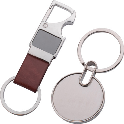 LIVAM UNIQUE brown hook and round key chain Key Chain