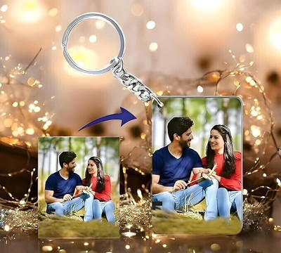 inventoo Customized Photo Printed Key Chain for Bike, Car, Office, Bag Key Chain