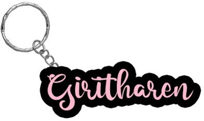 SY Gifts BPK Giritharen Name Keychain Key Chain