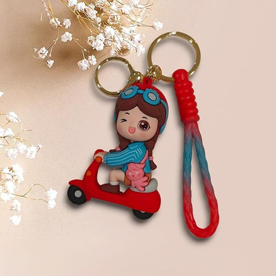 gtrp Cartoon Characters Keychain for Girls Boys, Cute Silicon R21 Key Chain