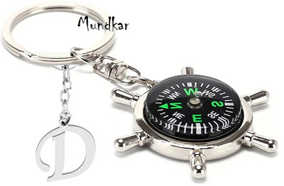 Mundkar Compass Alphabet-D Key Chain