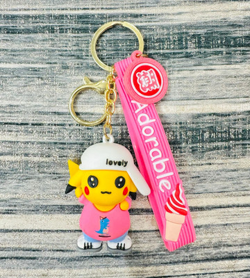 SRG Pokemon Pikachu Keychain with Adorable Strap and Charm Key Chain