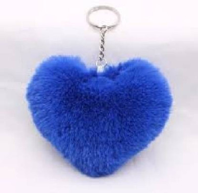 hurrio Heart Pom Pom keychain & keyring for girls Key Chain Key Chain