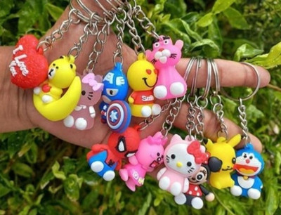Jainjon PACK 12 KEY CHAINS love and cartoon Key Chain