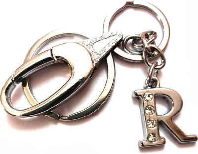 ShopTop Letter 'R' keychain with hook 02j Key Chain