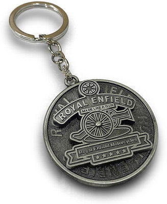R BULLET Royal RE Bullet Classic Bullet Bike Brass Metal Keychains-70 Key Chain