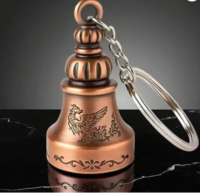 KOGENT ENTERPRISES Guardian Bell For Bike Keychain Good Luck Charm for Bike Car Key Chain Key Chain Key Chain