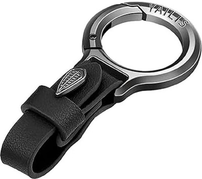 REVATAKG Leather Universal Keychain Personalized Thin Custom Keychain Key Chain
