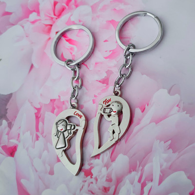 Sullery Couple Broken Heart True Love Set Of 2 Keychain Keyring SulleryKey202182 Key Chain