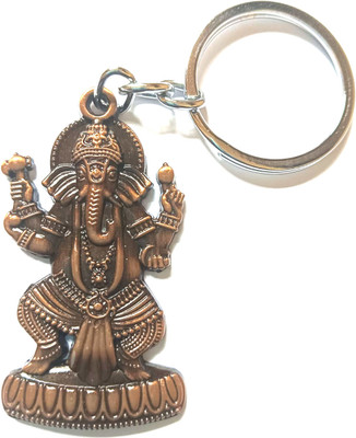 MISMIL Lord Ganpati Ganesh standing pose Copper Key Chain