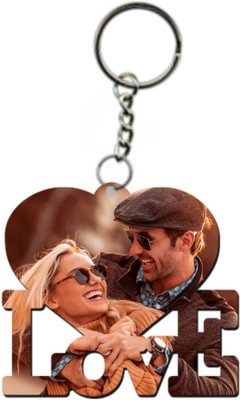 kavinworld OWN Photo print Heart Love keychain Key Chain