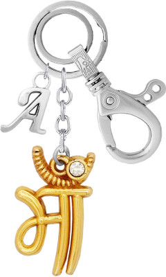 MGP FASHION Golden Ma Mother's Day wishes Special Gift Beautiful Pendant Alphabet A Key Chain