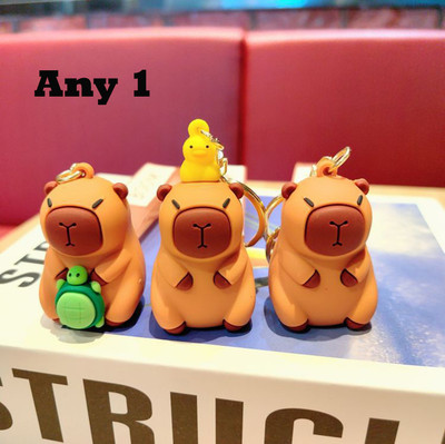 Flenzy Capybara Key Chain