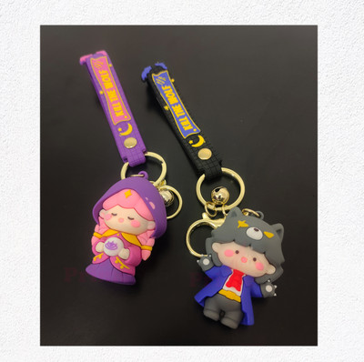 ROSEFAIR Cute Key chain Cartoon Keychains Backpack Keychain Wristlet Keyring for Keychain Key Chain