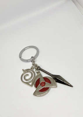 SHRI JI Naruto Sign Metal Keychain Three Naruto Signs Key Chain