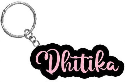 SY Gifts BPK Dhitika Name Keychain Key Chain