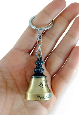 lirtiin GOLDEN-Guardian Metal Bell Keychain for Bike and Scooty Protection, Unisex Gift Key Chain