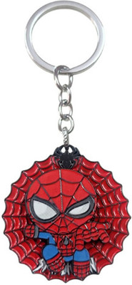PEARLISH Premium Quality Spiderman 360 Degree Rotating Keychain Key Chain