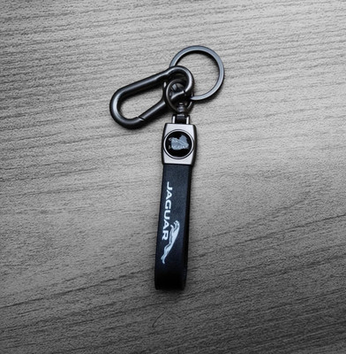 SHRI JI Leather Patti Keychain for JAGUAR Car Key Chain