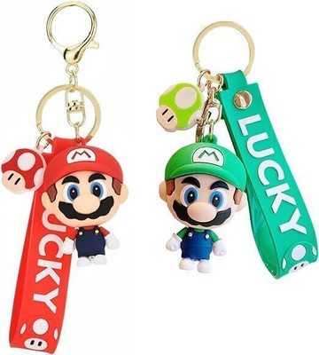Zouveux Mario Red&Green Cute 3D Keychain Key Chain