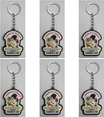 BLESSINGS Set Of 6 Teachers Day Key Chain