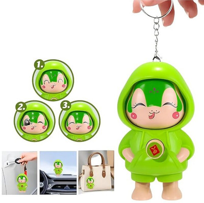 Dreamella Bloom PiK A BOO Face Expression Changing Cartoon Keychain| Key Chain