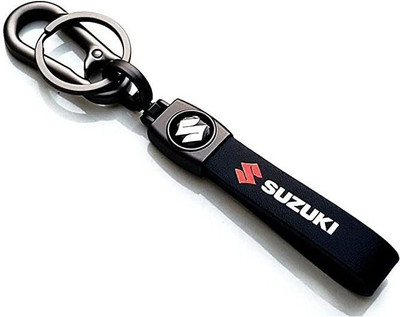 GSV Black Keychain Compatible for All Suzuki Hook Keychain _J1244 Key Chain