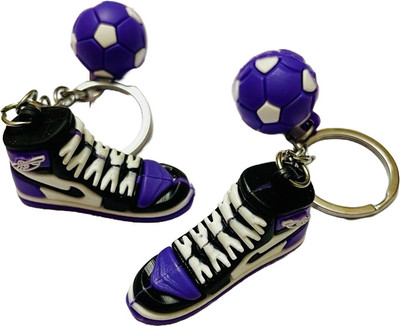 GKM Shoe 3D with ball high quality keychain combo set keyring Key Chain
