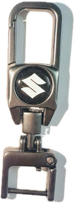 SHRI JI Premium Metal Suzuki Keychain with classic Hook Key Chain