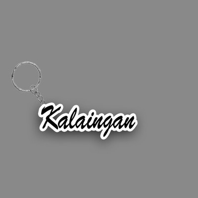SY Gifts SYG Kalaingan Name Keychain White And Black Key Chain
