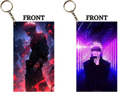 Hariyaali Enterprises LLP Jujutsu Kaisen SUKUNA X GOJO STRONGEST IN RUN Unique Style 2 pcs Combo Key Chain