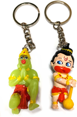 ShopTop Hanuman combo key chain for men and women BAL-02 Key Chain