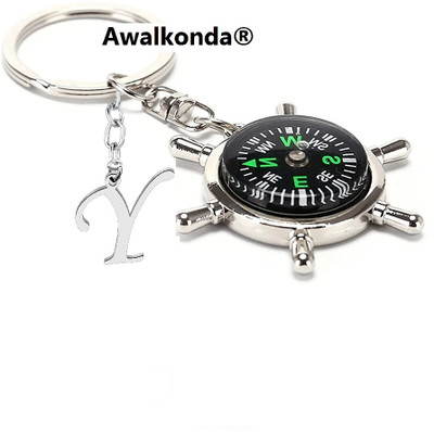 Awalkonda Compass-Alphabet-Y Key Chain