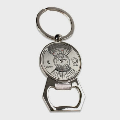 gtrp key Chain-50 years calendar with bottle opener full metal key chain Key Chain