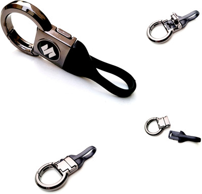 ADOREAL SUZUKI KEYCHAIN AND KEYRING LEATHER BELT METALLIC 2025 EDITION Key Chain