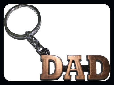 MAG BEE DAD High Quality Silver Words for Gifting-Premium Key Chain