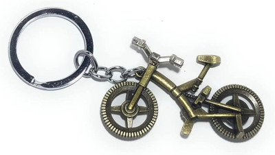 HappierYou Cycle Metal Keychain or Keyring | Bicycle Keychain | Bicycle/Cycle Keychain Key Chain