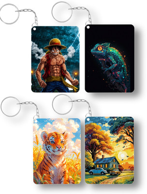 jojo creations jojo present pack of 4 high quality keychains uses of multi use bike,car,scooty Key Chain