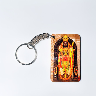 SBJ Enterprises Shri Ram lalla mdf Key Chain for Bike Key Chain
