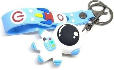 gtrp key Chain-Keychain Space and Astronaut Blue Key Chain Key Chain