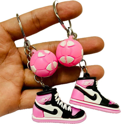 GKM Trendy Ball with Jordan shoe combo set keychain for men/woman Key Chain