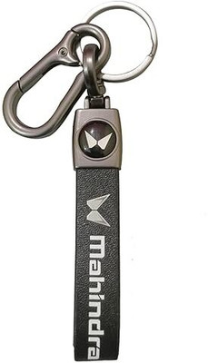 gtrp Mahindra Long Leather Key Chain, Key Ring with Metal & Leather 05 Key Chain