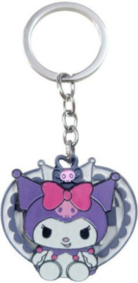 PEARLISH Premium Quality Kuromi 360 Degree Rotating Keychain K-1 Key Chain