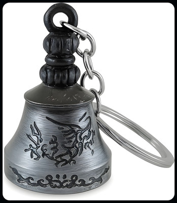 Meeko.com ABEL Blessings Bell Metal Silver-KC Key Chain