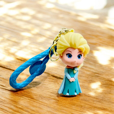 SSAppliances Frozen-Themed Silicone Keychain | 3D Cartoon Character Keyring | Bag & Key Key Chain