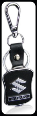 gtrp Trendy-NCC169 Suzuki Leather Metal Locking Key Chain Key Chain