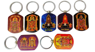 BLESSINGS Set Of 8 Balaji Key Chain